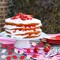 100PCS Strawberry Confetti Strawberry Table Pink and Red Confetti for Baby Shower Themed Bee Birthday Table Decoration Supplies (red)